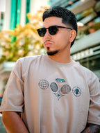 CAMISETA PREMIUM FME STAR BEIGE