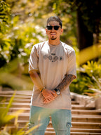 CAMISETA PREMIUM FME STAR BEIGE