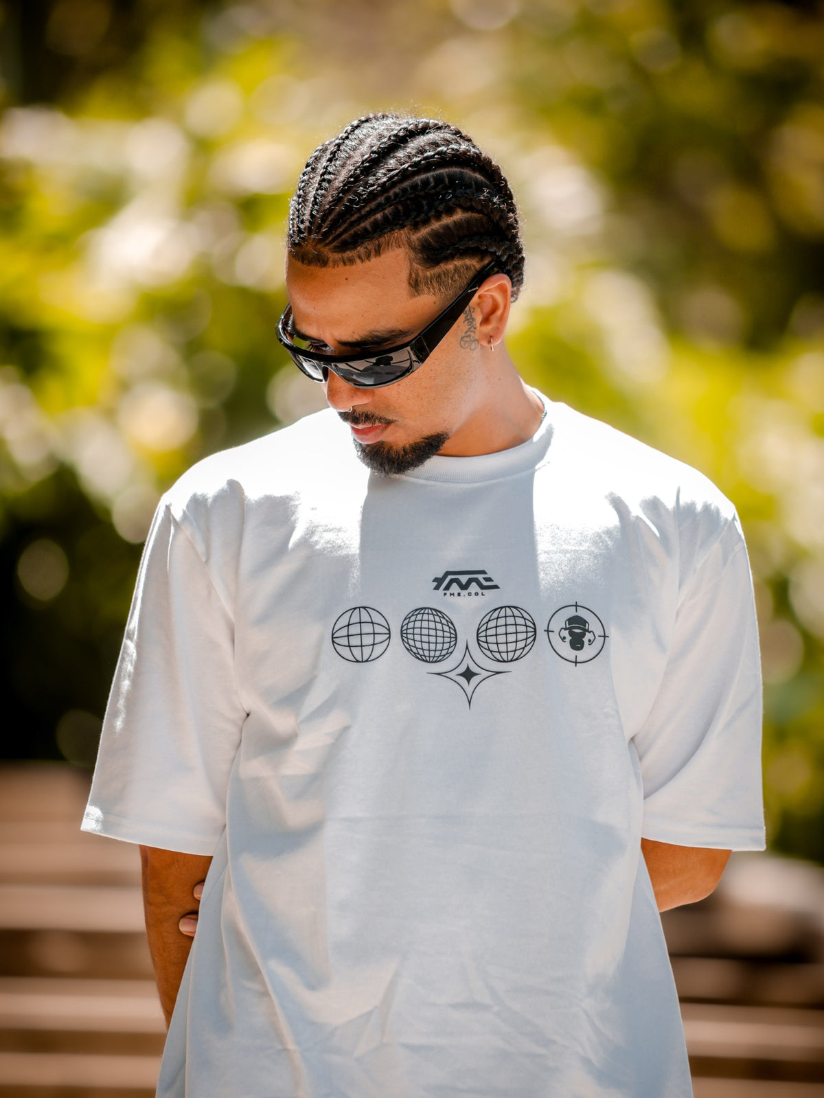 STAR HOOD WHITE - frontal
