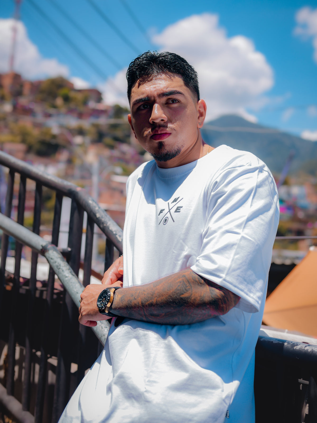 CAMISETA PREMIUM FME DOBLE MORRO WHITE