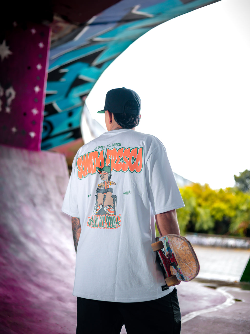 CAMISETA PREMIUM FME SONIDO FRESCO WHITE
