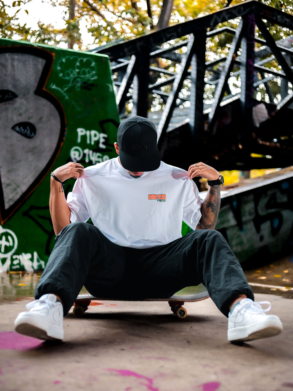 CAMISETA PREMIUM FME SONIDO FRESCO WHITE