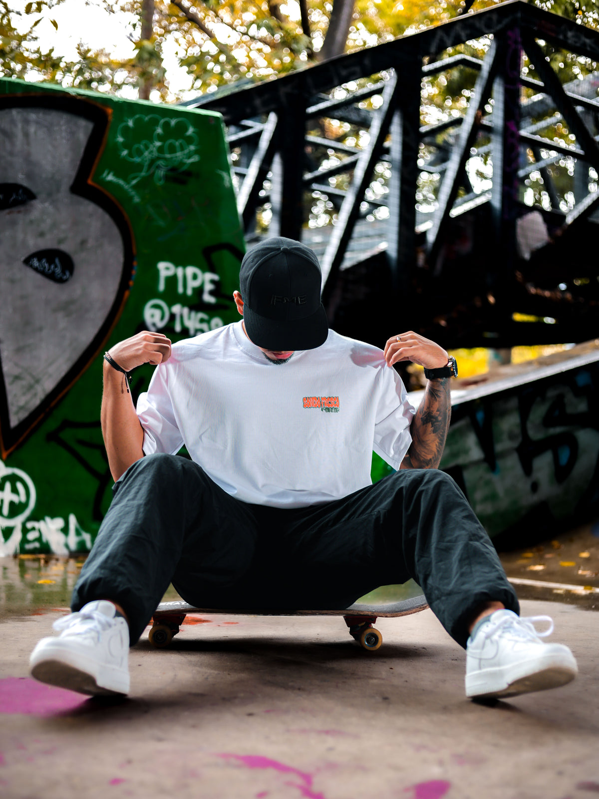 CAMISETA PREMIUM FME SONIDO FRESCO WHITE